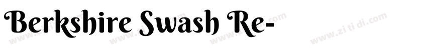 Berkshire Swash Re字体转换